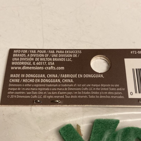 Dimensions Red Green Christmas Joy Scrapbook Card Making Embellishments 60ct - Picture 12 of 14